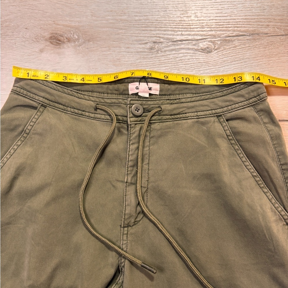NWT Garage Lucy Fluid Cargo Pant in Python Green, Size 3 - Picture 7 of 10